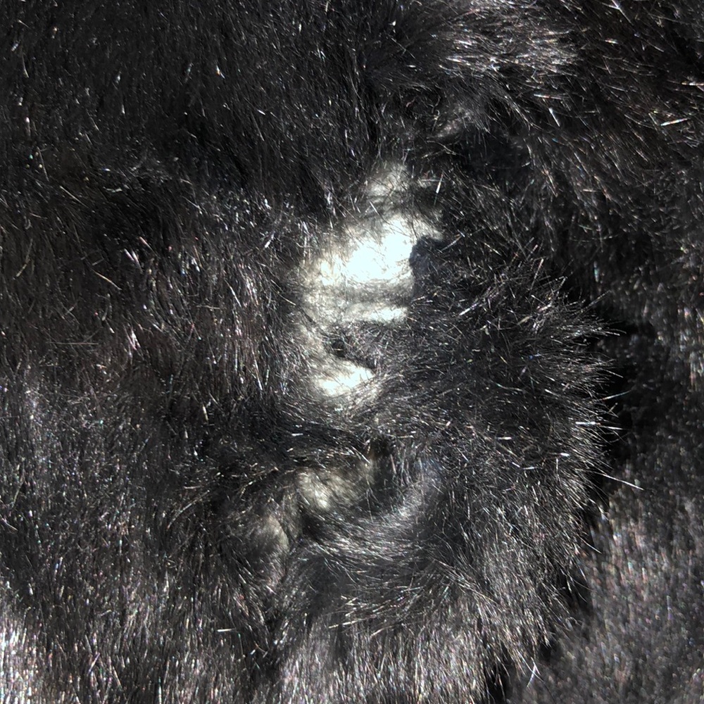Real rabbit fur full length Coat - Picture 6 of 10